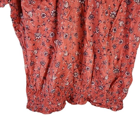 Eddie Bauer Coral Floral Top - Picture 6 of 10